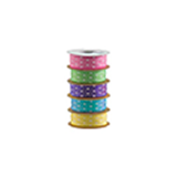 Colored wired ribbon